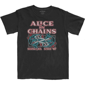 Alice In Chains - Totem Fish Uni Bl    i gruppen MERCH / T-Shirt / Rockoff_Nya April24 hos Bengans Skivbutik AB (4281781r)