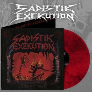 Sadistik Exekution - Magus (Red/Black Splatter Vinyl Lp) i gruppen VINYL / Hårdrock/ Heavy metal hos Bengans Skivbutik AB (4283018)