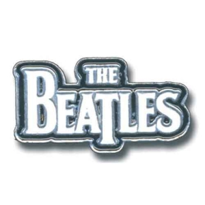The Beatles - Drop T Logo Wht Pin Badge i gruppen MERCHANDISE / Merch / Pop-Rock hos Bengans Skivbutik AB (4284680)
