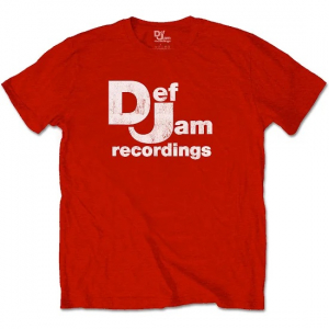Def Jam -  Def Jam Recordings Unisex T-Shirt: Classic Logo (Red) (L) i gruppen MERCHANDISE / T-shirt / Hip Hop-Rap hos Bengans Skivbutik AB (4287003)