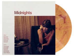 Taylor Swift - Midnights (Blood Moon Vinyl) i gruppen VINYL / Vinyl Storsäljare 20-tal hos Bengans Skivbutik AB (4289944)