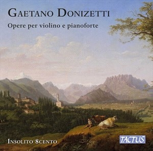 Donizetti Gaetano - Donizetti: Opere Per Violino E Pian i gruppen Externt_Lager / Naxoslager hos Bengans Skivbutik AB (4290776)