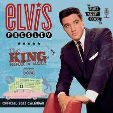 Elvis Presley - Elvis Presley 2023 Calendar Square, Official Product i gruppen Tips Kalendrar hos Bengans Skivbutik AB (4291492)
