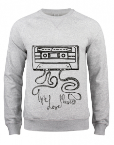 Bengans Sweatshirt - Cassette WLM i gruppen MERCH / T-Shirt / Sommar T-shirt 23 hos Bengans Skivbutik AB (4294073r)