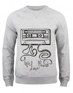 Bengans Sweatshirt - Cassette WLM i gruppen ÖVRIGT / Bengans Official Merch hos Bengans Skivbutik AB (4294073r)