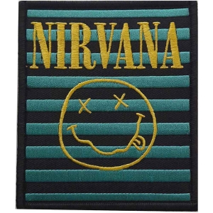 Nirvana - Nirvana Standard Patch: Logo & Smiley St i gruppen ÖVRIGT / MK Test 1 hos Bengans Skivbutik AB (4294312)