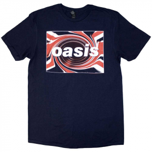 Oasis - Oasis Unisex T-Shirt: Union Jack (navy b i gruppen ÖVRIGT / BW-T-shirts hos Bengans Skivbutik AB (4294325r)