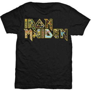 Iron Maiden - Eddie Logo Uni Bl    i gruppen MERCH / T-Shirt / Rockoff_Nya April24 hos Bengans Skivbutik AB (4294349r)