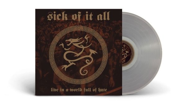 Sick Of It All - Live In A World Full Of Hate (Clear i gruppen VINYL / Toppsäljare hos Bengans Skivbutik AB (4297472)