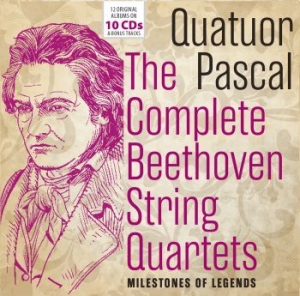 Quatuor Pascal - Complete Beethoven Quartets i gruppen CD / Pop-Rock hos Bengans Skivbutik AB (4298406)