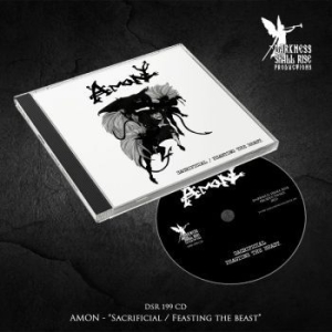 Amon - Sacrificial / Feasting The Beast i gruppen CD / Hårdrock hos Bengans Skivbutik AB (4298901)