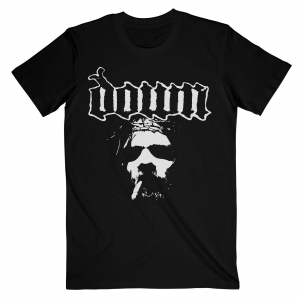 Down -  Down Unisex T-Shirt: Face (black) (XL) i gruppen ÖVRIGT / BW-T-shirts hos Bengans Skivbutik AB (4299707)