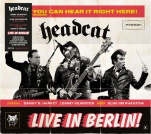 Headcat - Live In Berlin i gruppen CD / Toppsäljare hos Bengans Skivbutik AB (4300823)