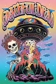 GRATEFUL DEAD - Poster Bertha UFO roul i gruppen ÖVRIGT / Övrigt / aub hos Bengans Skivbutik AB (4301803)
