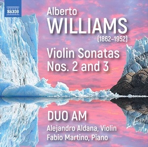 Williams Alberto - Violin Sonatas Nos. 2 & 3 i gruppen Externt_Lager / Naxoslager hos Bengans Skivbutik AB (4301880)