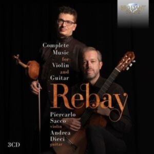 Rebay Ferdinand - Complete Music For Violin & Guitar i gruppen Externt_Lager / Naxoslager hos Bengans Skivbutik AB (4302032)