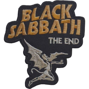 Black Sabbath - The End Woven Patch i gruppen MERCHANDISE / Tygmärke / Hårdrock hos Bengans Skivbutik AB (4302335)