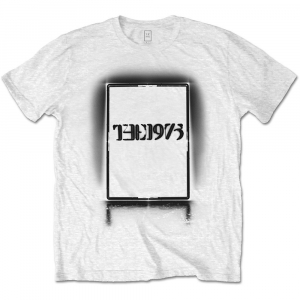 The 1975 - Black Tour (Small) Unisex White T-Shirt i gruppen ÖVRIGT / MK Test 6 hos Bengans Skivbutik AB (4302845)