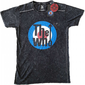 The Who - Target Logo Wash Collection (Small) Unisex T-Shirt i gruppen ÖVRIGT / BW-T-shirts hos Bengans Skivbutik AB (4302868)