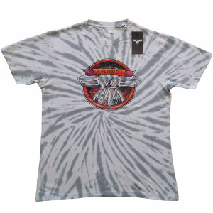 Van Halen - Chrome Logo Wash Collection (Small) Unisex T-Shirt i gruppen MERCH / T-Shirt / Sommar T-shirt 23 hos Bengans Skivbutik AB (4302896)
