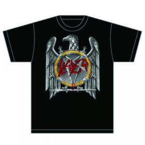 Slayer - Silver Eagle (Small) Unisex T-Shirt i gruppen MERCH / T-Shirt / Sommar T-shirt 23 hos Bengans Skivbutik AB (4303344)