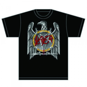 Slayer - Silver Eagle (Small) Unisex T-Shirt i gruppen ÖVRIGT / BW-T-shirts hos Bengans Skivbutik AB (4303344)