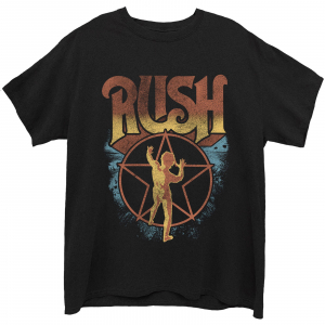 Rush - Starman (Small) Unisex T-Shirt i gruppen MERCH / T-Shirt / Sommar T-shirt 23 hos Bengans Skivbutik AB (4303362)