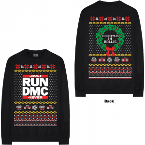 Run DMC - Holiday (Large) Unisex Back Print Sweatshirt i gruppen VI TIPSAR / Tips Tröjor hos Bengans Skivbutik AB (4303380)