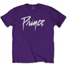 Prince - Logo (Large) Unisex Purple T-Shirt i gruppen MERCH / T-Shirt / Sommar T-shirt 23 hos Bengans Skivbutik AB (4303392)