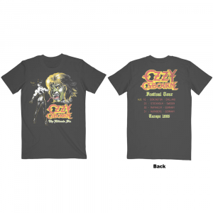 Ozzy Osbourne - Ultimate Remix (Medium) Unisex Back Print T-Shirt i gruppen ÖVRIGT / BW-T-shirts hos Bengans Skivbutik AB (4303407)