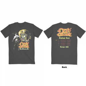 Ozzy Osbourne - Ultimate Remix (Large) Unisex Back Print T-Shirt i gruppen MERCH / T-Shirt / Sommar T-shirt 23 hos Bengans Skivbutik AB (4303408)
