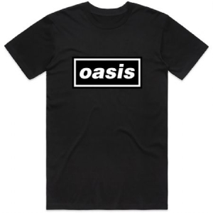 Oasis - Decca Logo (X-Large) Unisex Black T-Shirt i gruppen ÖVRIGT / MK Test 6 hos Bengans Skivbutik AB (4303432)