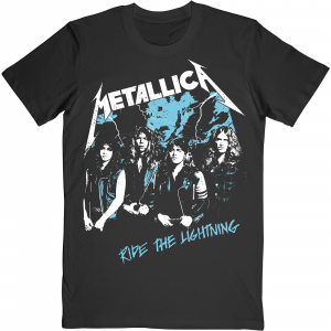 Metallica - Vintage Ride The Lightning (Large) Unisex T-Shirt i gruppen VI TIPSAR / Tips Tröjor hos Bengans Skivbutik AB (4304017)