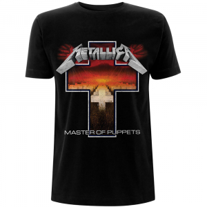 Metallica - Master Of Puppets Cross (Medium) Unisex T-Shirt i gruppen VI TIPSAR / Tips Tröjor hos Bengans Skivbutik AB (4304020)