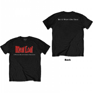Meat Loaf - IWDAFLBIWDT (Small) Unisex Back Print T-Shirt i gruppen ÖVRIGT / BW-T-shirts hos Bengans Skivbutik AB (4304028)