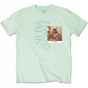 Selena Gomez - Polaroid (Small) Unisex Green T-Shirt i gruppen MERCH / T-Shirt / Sommar T-shirt 23 hos Bengans Skivbutik AB (4304062)