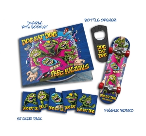 Dog Eat Dog - Free Radicals (Fanbox/Cd) i gruppen CD / Hårdrock hos Bengans Skivbutik AB (4305515)