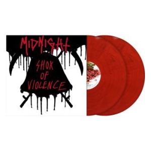 Midnight - Shox Of Violence (2 Lp Red Marbled i gruppen VINYL / Hårdrock hos Bengans Skivbutik AB (4306337)