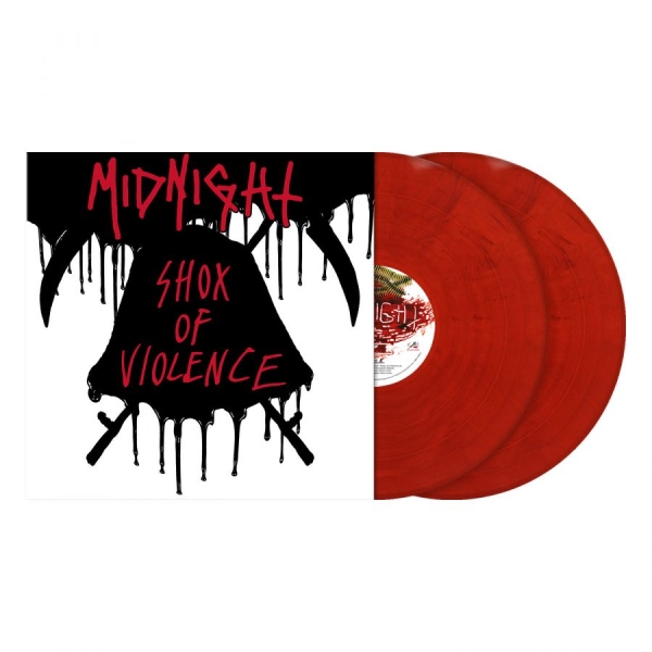 Midnight - Shox Of Violence (2 Lp Red Marbled i gruppen VINYL / Hårdrock/ Heavy metal hos Bengans Skivbutik AB (4306337)