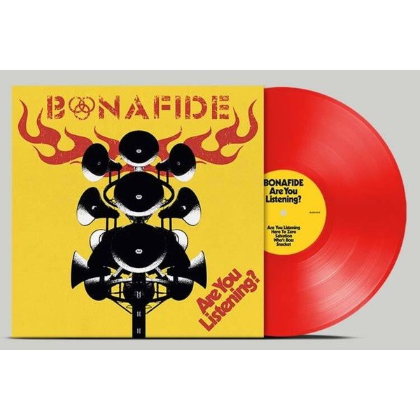 Bonafide - Are You Listening? (Red Vinyl) i gruppen VINYL / Hårdrock/ Heavy metal hos Bengans Skivbutik AB (4306414)