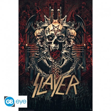 SLAYER - Skullagramm Poster 91,5x61 i gruppen MERCHANDISE / Poster / Hårdrock hos Bengans Skivbutik AB (4307457)
