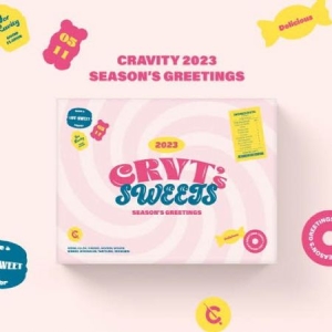 Cravity - 2023 SEASON'S GREETING [CRVT's SWEETS] + 2 Photocards + Postcard i gruppen ÖVRIGT / Merchandise hos Bengans Skivbutik AB (4307737)
