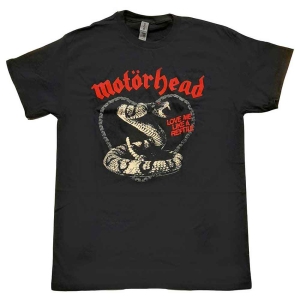 Motorhead - Love Me Like A Reptile Uni Bl    i gruppen MERCHANDISE / T-shirt / Hårdrock hos Bengans Skivbutik AB (4307856r)