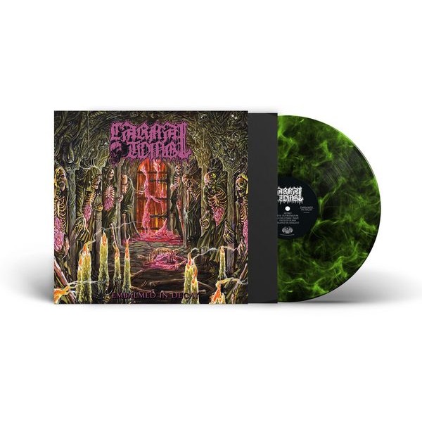 Carnal Tomb - Embalmed In Decay (Lime Marbled Vin i gruppen VINYL / Hårdrock/ Heavy metal hos Bengans Skivbutik AB (4308278)