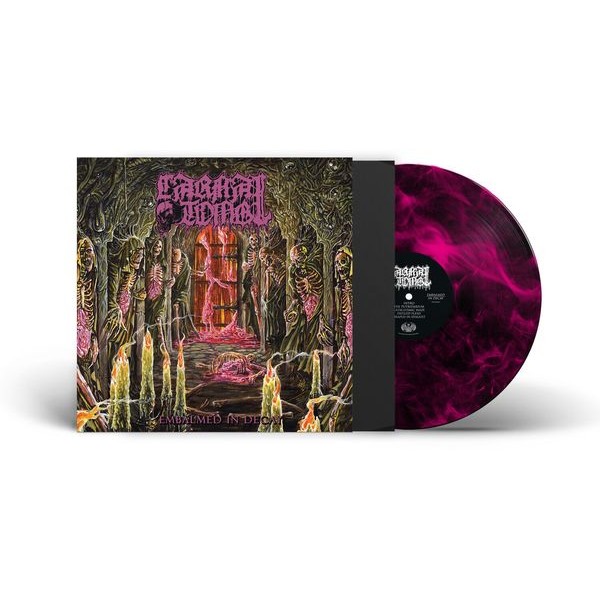 Carnal Tomb - Embalmed In Decay (Magenta Marbled i gruppen VINYL / Hårdrock/ Heavy metal hos Bengans Skivbutik AB (4308279)