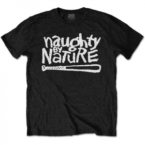 Naughty By Nature - Naughty By Nature Unisex T-Shirt: OG Log i gruppen ÖVRIGT / BW-T-shirts hos Bengans Skivbutik AB (4308591r)
