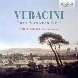 Veracini Antonio - Trio Sonatas, Op. 1 i gruppen Externt_Lager / Naxoslager hos Bengans Skivbutik AB (4309169)