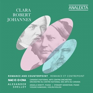 Johannes Brahms Stewart Goodyear - Clara, Robert, Johannes - Romance & i gruppen Externt_Lager / Naxoslager hos Bengans Skivbutik AB (4309324)
