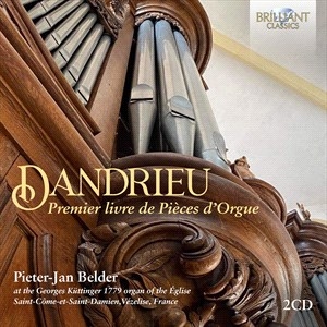 Dandrieu Jean-Francois - Premier Livre De Pieces D'orgue i gruppen Externt_Lager / Naxoslager hos Bengans Skivbutik AB (4309332)