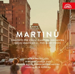 Martinu Bohuslav - Concerto For Violin & Piano Violin i gruppen Externt_Lager / Naxoslager hos Bengans Skivbutik AB (4309992)